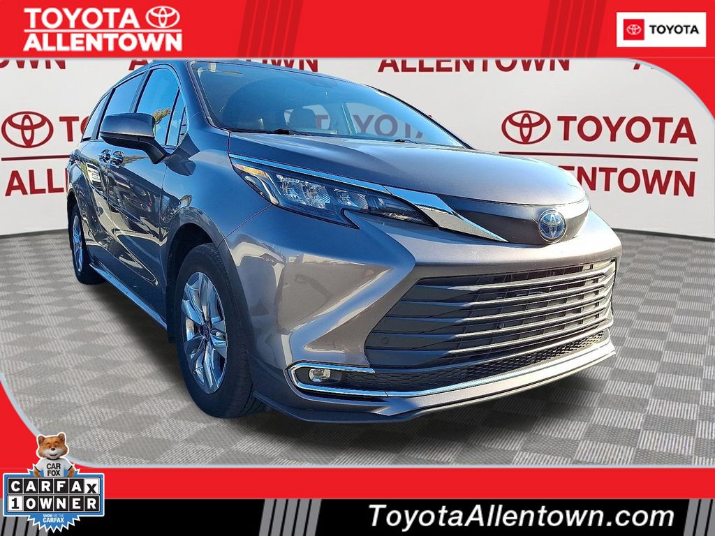 Predawn Gray Mica 2024 Toyota Sienna Minivan All-Wheel Drive Continuously Variable Transmission