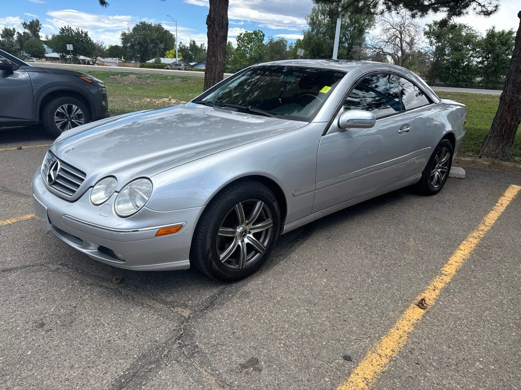 Silver 2001 Mercedes-Benz CL-Class Coupe Rear-Wheel Drive 5-Speed Automatic Overdrive