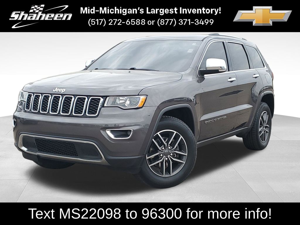 Gray (Granite Crystal Metallic Clearcoat) 2019 Jeep Grand Cherokee SUV / Crossover Four-Wheel Drive 8-Speed Automatic