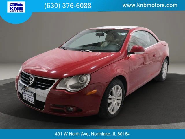 Red 2008 Volkswagen Eos Convertible Front-Wheel Drive 6-Speed Dual Clutch