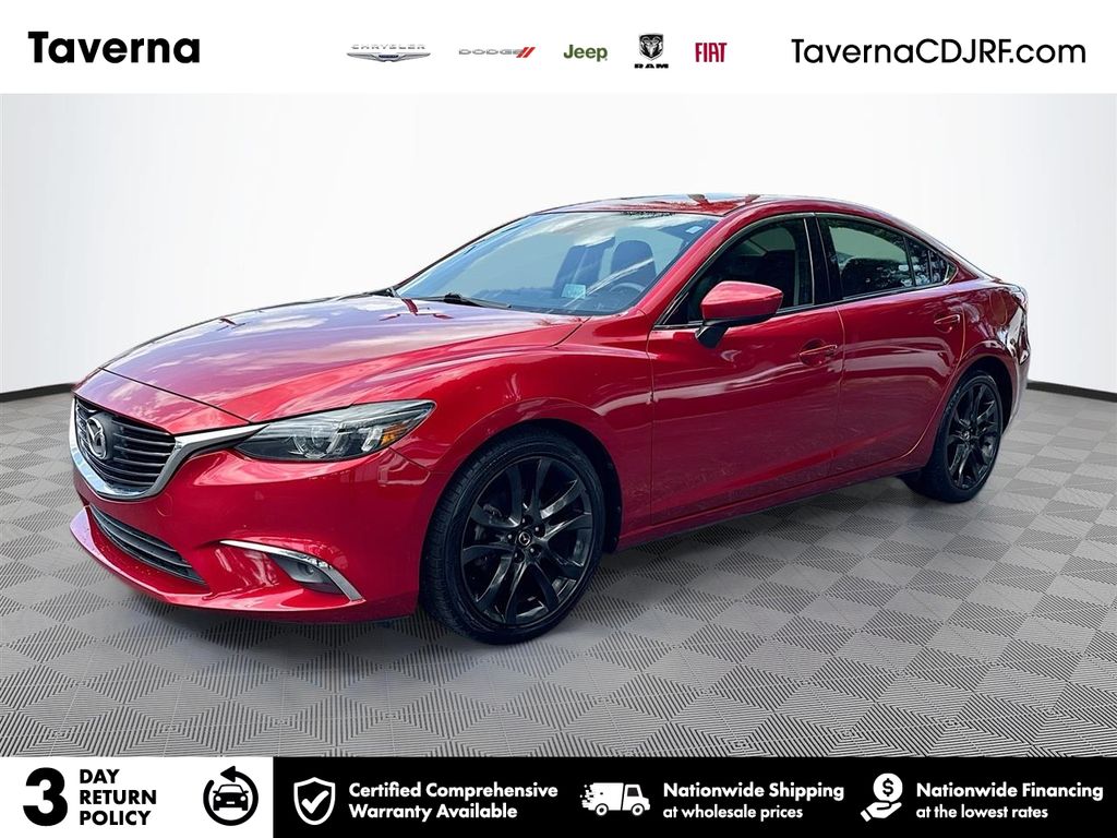Soul Red Metallic 2016 Mazda MAZDA6 Sedan Front-Wheel Drive 6-Speed Automatic