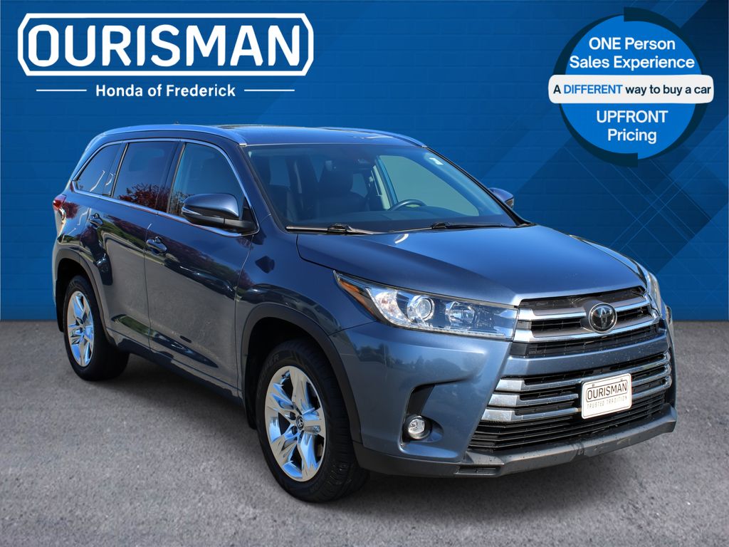 Shoreline Mist 2019 Toyota Highlander Limited AWD SUV / Crossover All-Wheel Drive 8-Speed Automatic