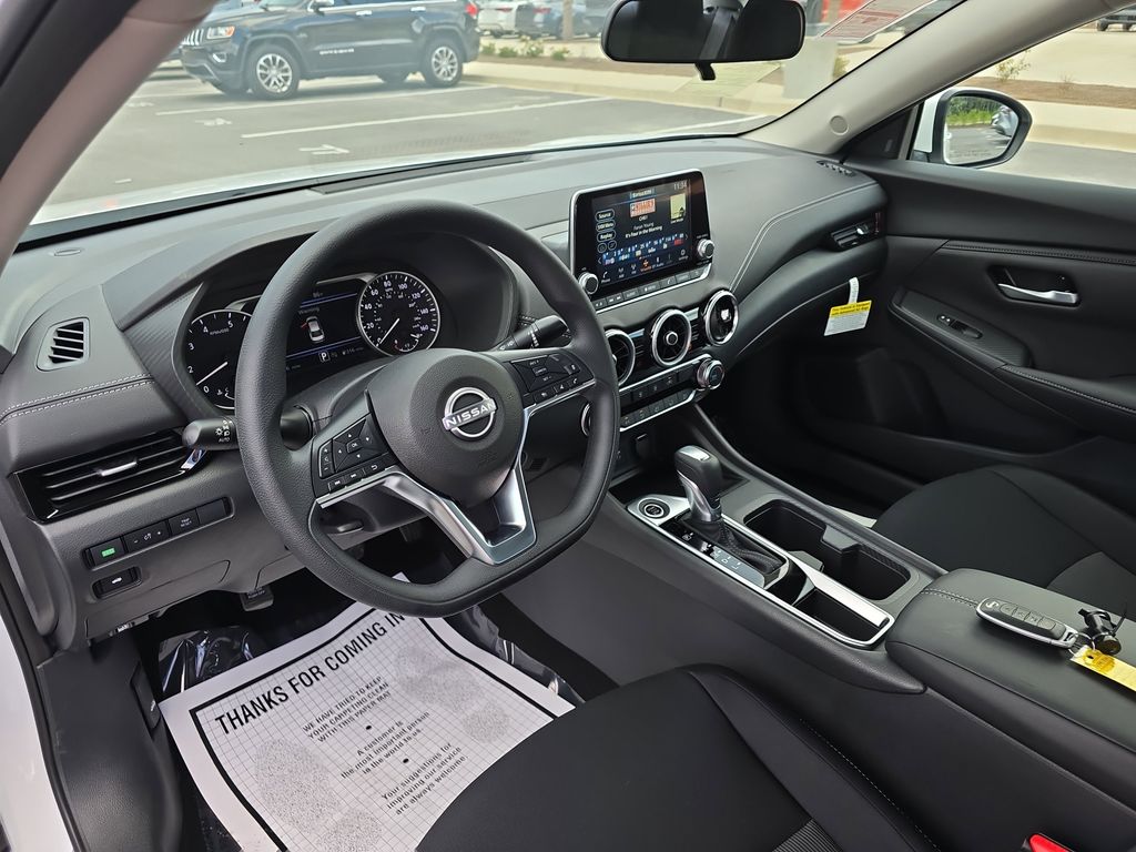 2025 Aspen White Tricoat Nissan Sentra SV FWD Sedan