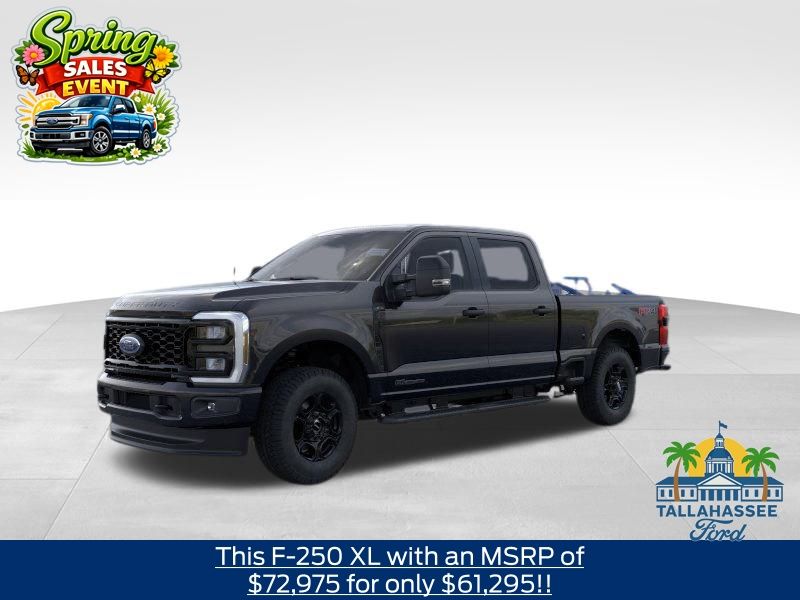 Agate Black Metallic 2026 Ford F-250 Super Duty XL Crew Cab 4WD Pickup Truck Four-Wheel Drive Automatic