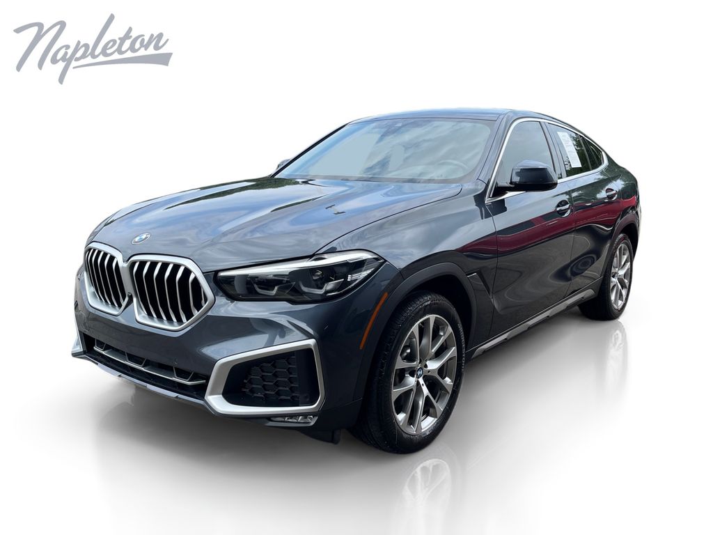 Arctic Gray Metallic 2021 BMW X6 SUV / Crossover All-Wheel Drive 8-Speed Automatic