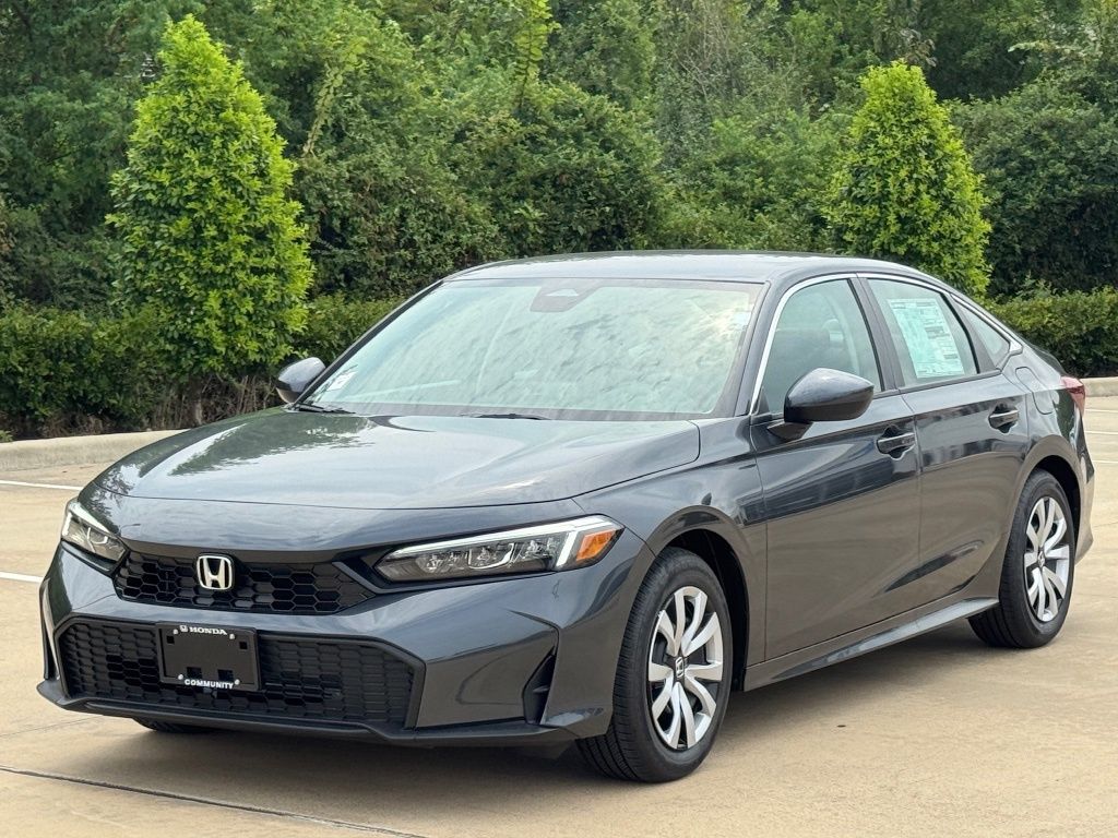 2026 Honda Civic LX Gray at Bayway Cadillac of The Woodlands