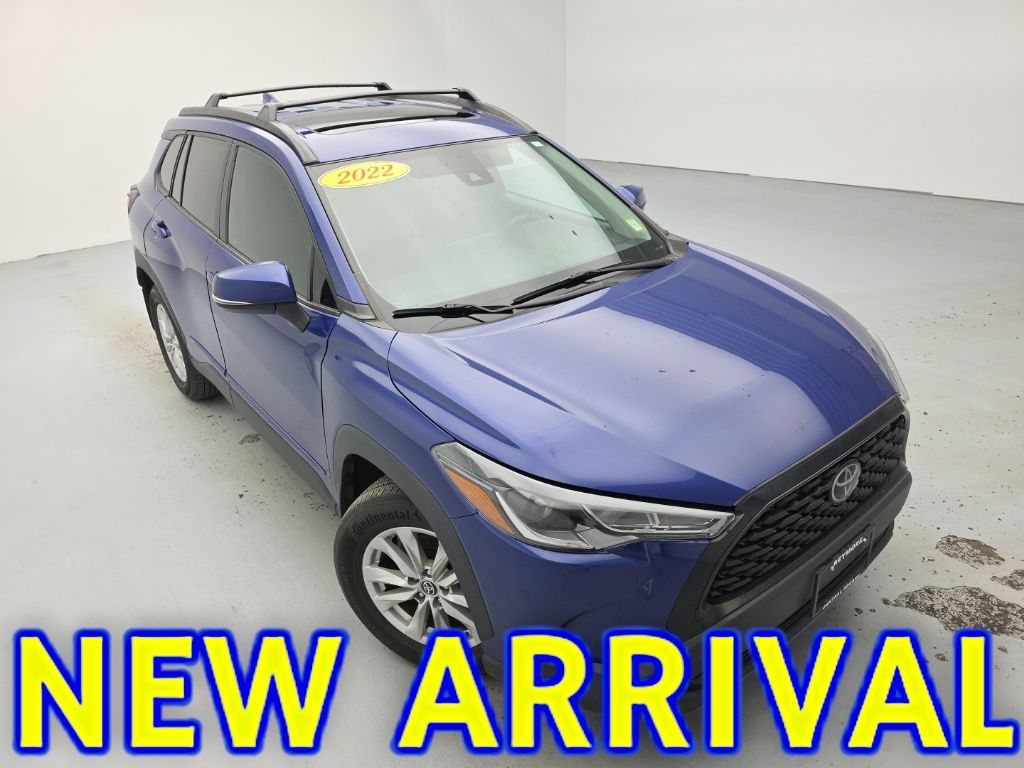 Blue Crush Metallic 2022 Toyota Corolla Cross LE AWD SUV / Crossover All-Wheel Drive Continuously Variable Transmission