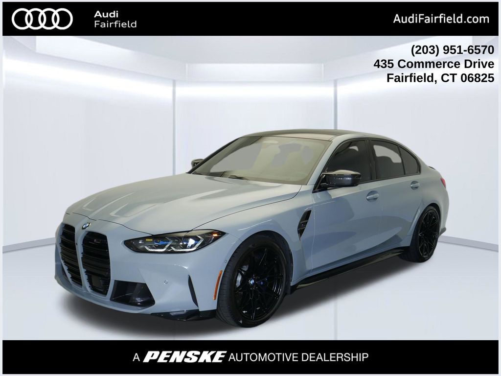 Brooklyn Gray Metallic 2024 BMW M3 Sedan All-Wheel Drive 8-Speed Automatic