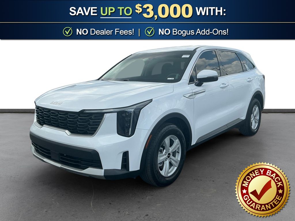 Glacial White Pearl 2025 Kia Sorento SUV / Crossover Front-Wheel Drive 8-Speed Automatic