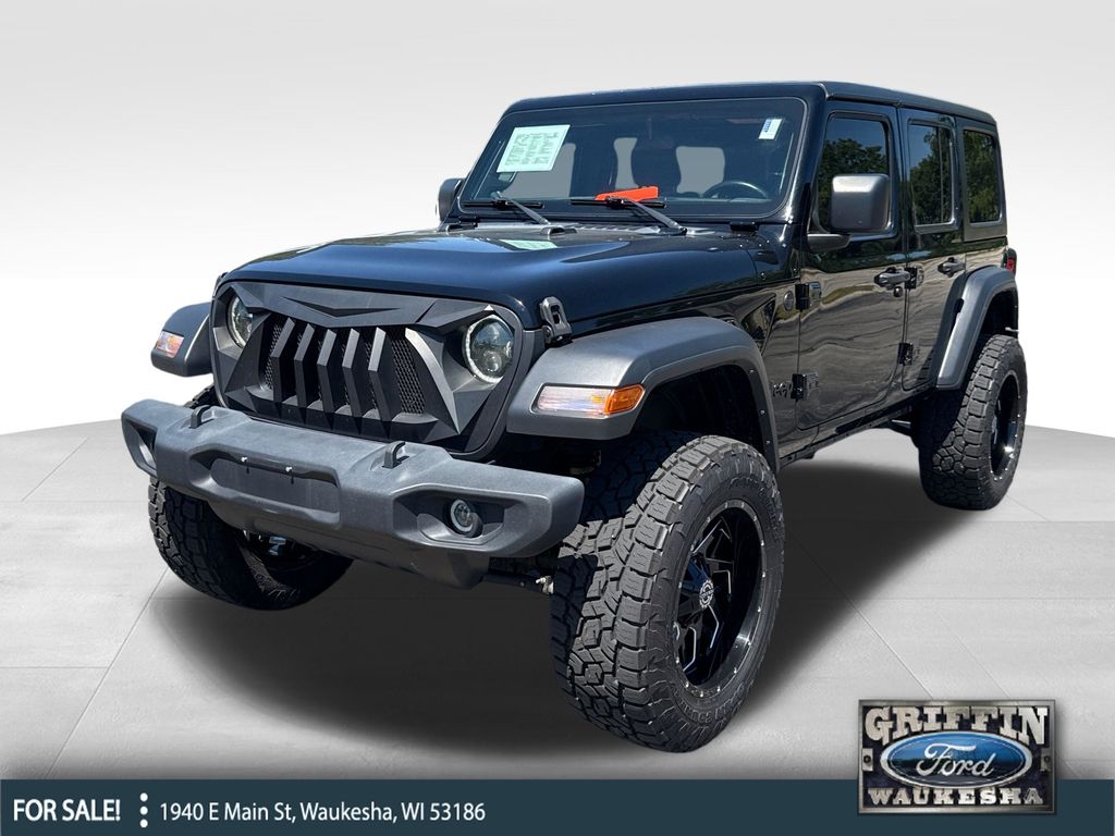Black Clearcoat 2022 Jeep Wrangler SUV / Crossover Four-Wheel Drive 8-Speed Automatic