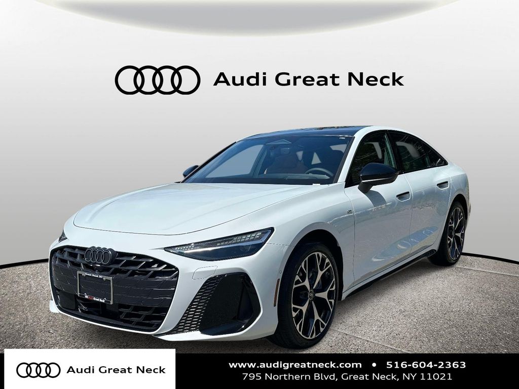 Glacier White 2026 Audi A6 quattro Premium Plus 55 TFSI Sedan All-Wheel Drive 7-Speed Automatic