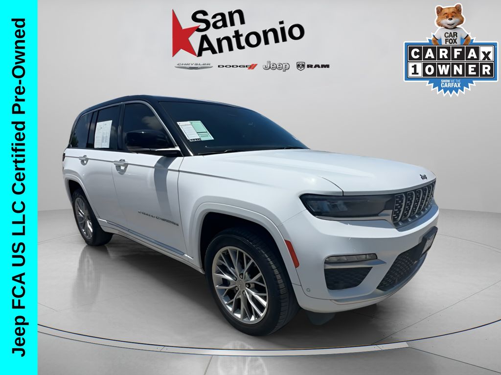 Bright White Clearcoat 2023 Jeep Grand Cherokee SUV / Crossover Four-Wheel Drive 8-Speed Automatic
