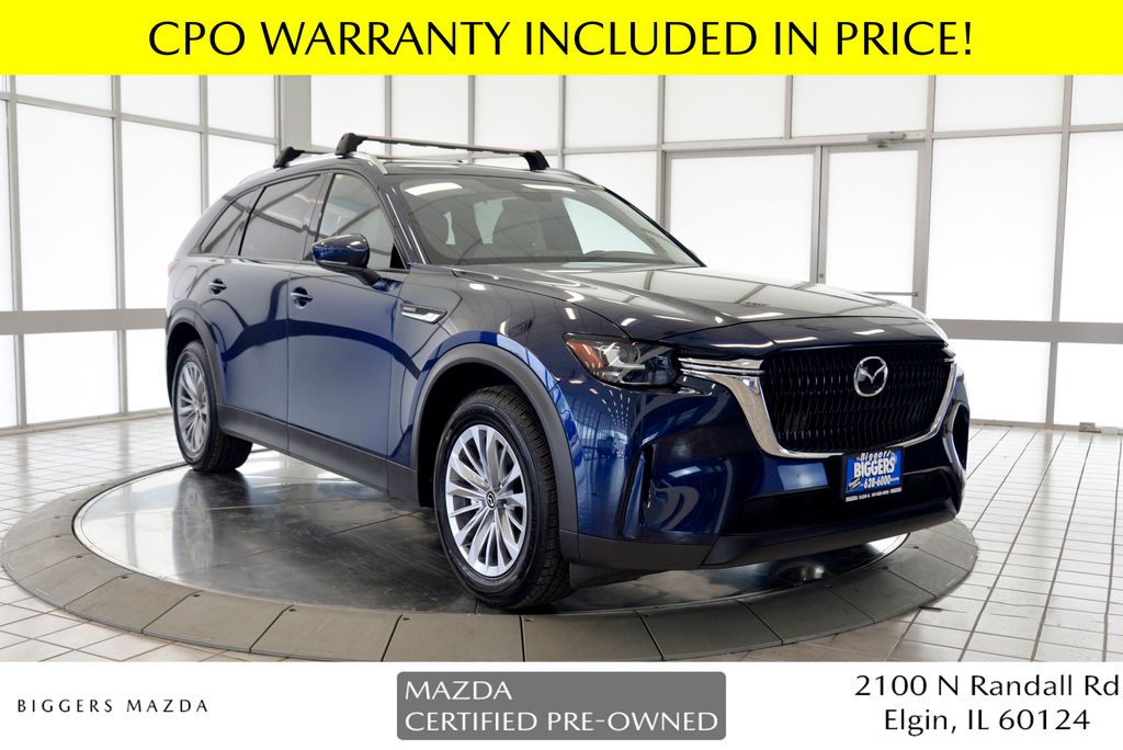 Crystal Blue 2024 Mazda CX-90 SUV / Crossover All-Wheel Drive 8-Speed Automatic