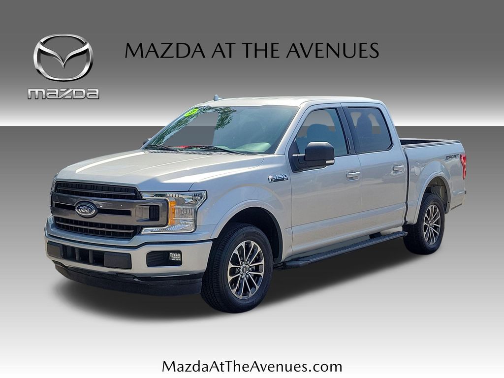 Ingot Silver 2018 Ford F-150 XLT SuperCrew RWD Pickup Truck 4X2 Automatic