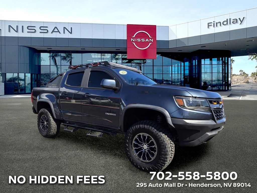 Shadow Gray Metallic 2019 Chevrolet Colorado Pickup Truck Four-Wheel Drive 8-Speed Automatic