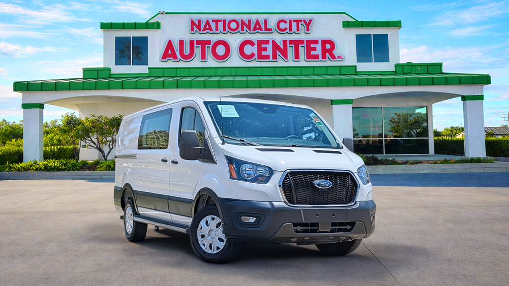 Oxford White 2025 Ford Transit Cargo Van Rear-Wheel Drive 