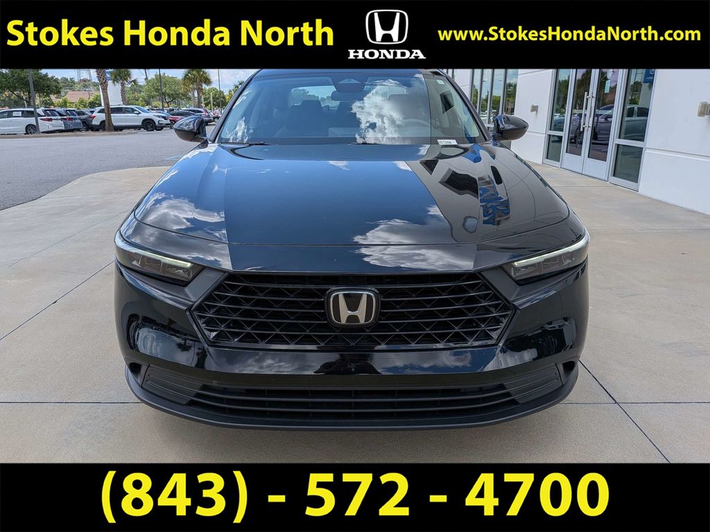 2025 Honda Accord LX Black at Stokes Honda North