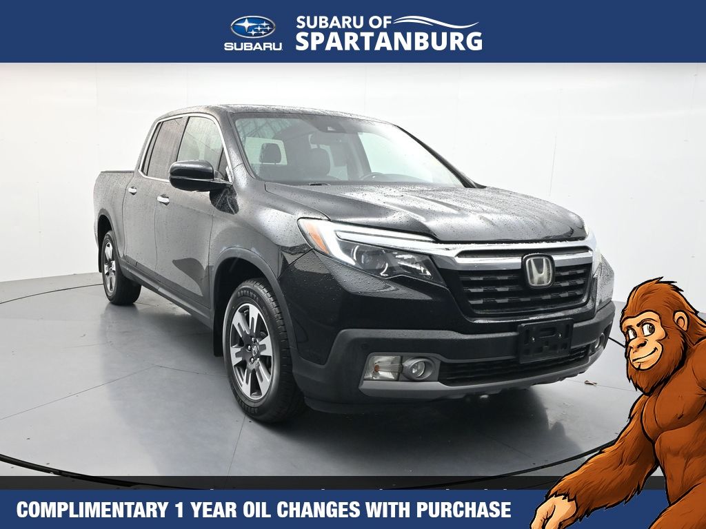 Crystal Black Pearl 2019 Honda Ridgeline Pickup Truck All-Wheel Drive 6-Speed Automatic