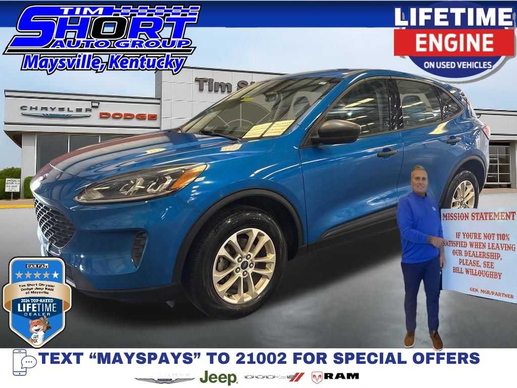 Blue Metallic 2020 Ford Escape S AWD SUV / Crossover All-Wheel Drive 8-Speed Automatic