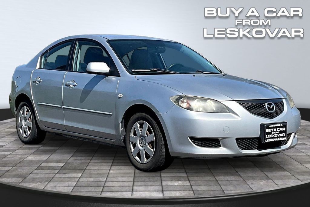 Sunlight Silver Metallic 2006 Mazda MAZDA3 i Sedan Front-Wheel Drive 4-Speed Automatic Overdrive