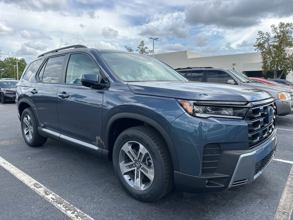 Smoke Blue Pearl 2026 Honda Pilot EX-L FWD SUV / Crossover Front-Wheel Drive Automatic