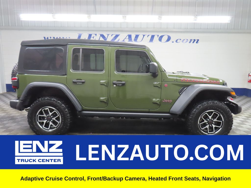 Sarge Green Clearcoat 2024 Jeep Wrangler SUV / Crossover Four-Wheel Drive 8-Speed Automatic