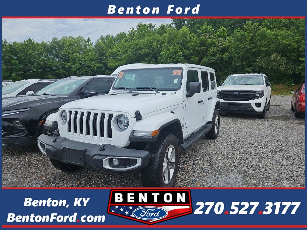 Bright White Clearcoat 2022 Jeep Wrangler Unlimited Sahara 4WD SUV / Crossover Four-Wheel Drive 8-Speed Automatic