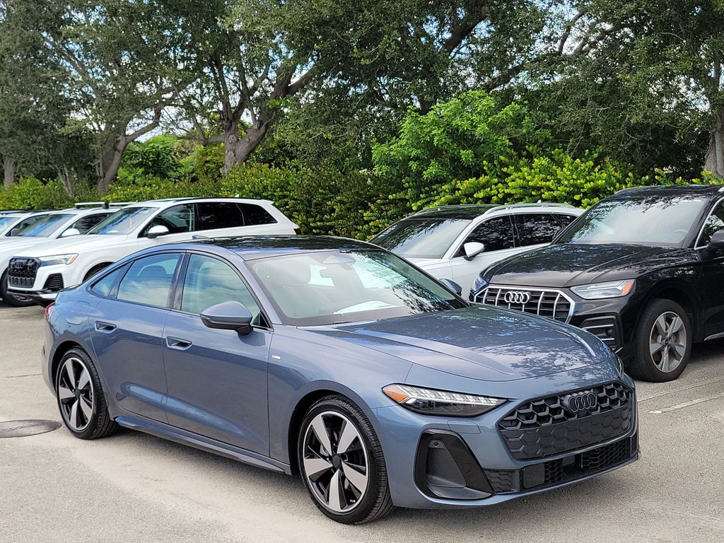 Horizon Blue Metallic 2026 Audi A5 Coupe 7-Speed Automatic