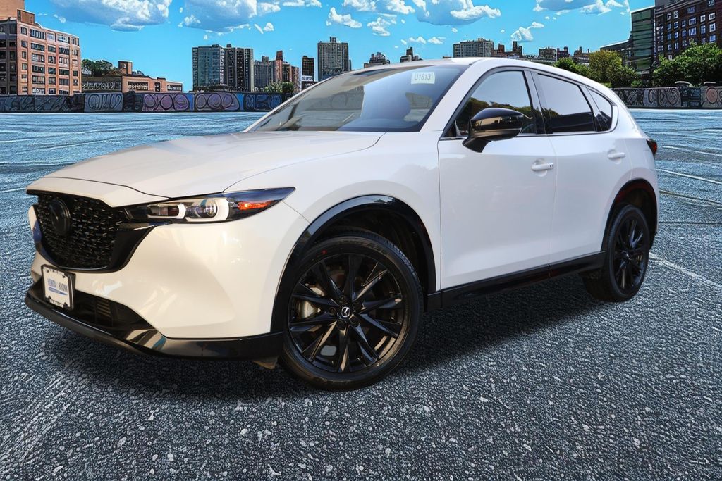 White Metallic 2024 Mazda CX-5 2.5 Carbon Turbo AWD SUV / Crossover All-Wheel Drive 6-Speed Automatic