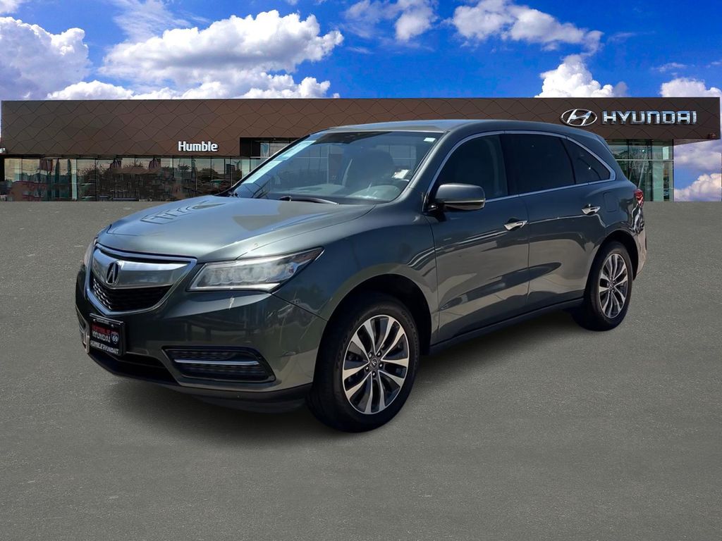 Gray 2015 Acura MDX FWD with Technology Package SUV / Crossover Front-Wheel Drive 6-Speed Automatic