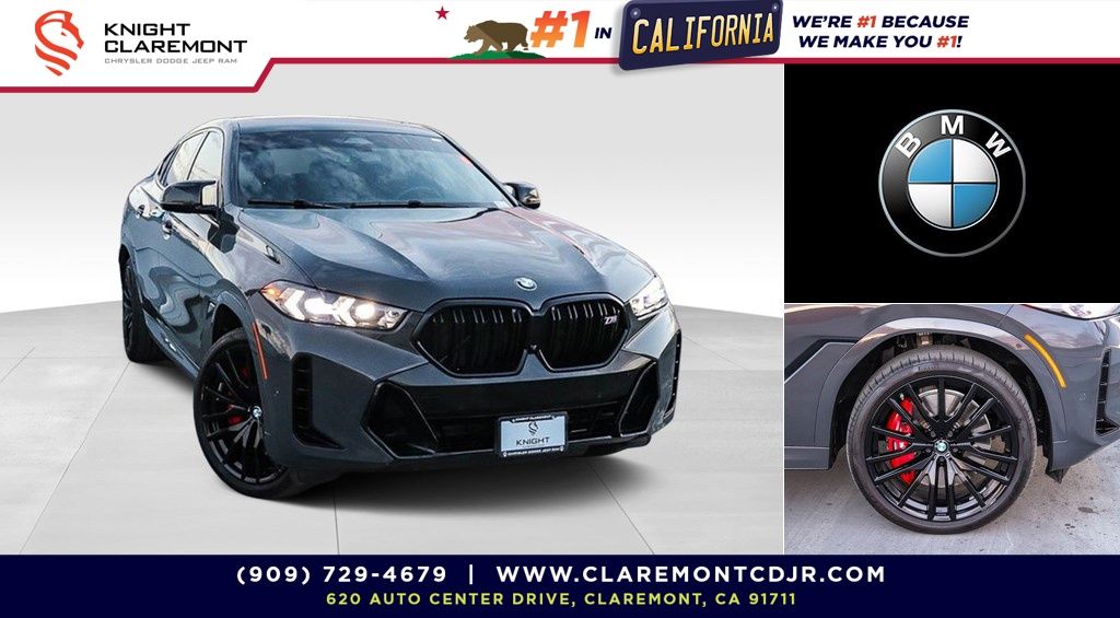 Dravit Gray Metallic 2025 BMW X6 SUV / Crossover All-Wheel Drive 8-Speed Automatic