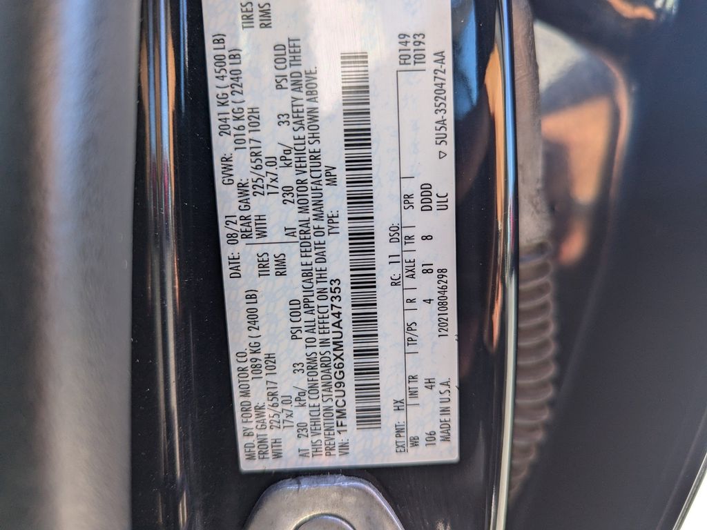 used 2021 Ford Escape car, priced at $15,191