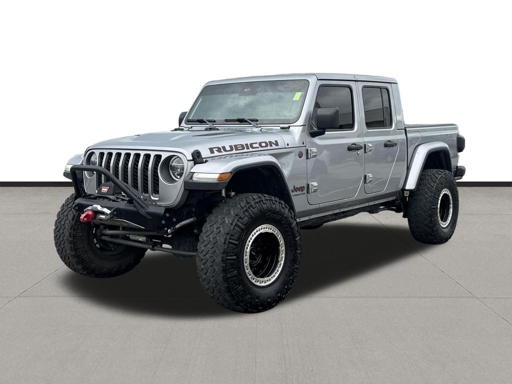 2021 Jeep Gladiator Rubicon Silver at Gullo Toyota