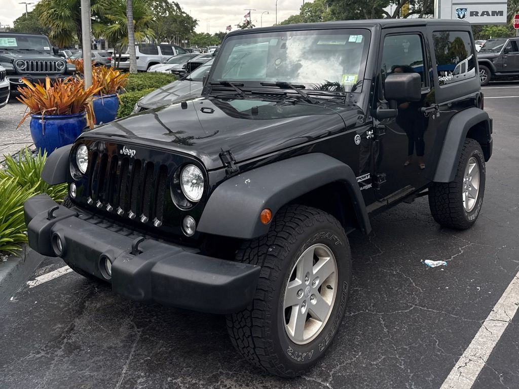 Black Clearcoat 2018 Jeep Wrangler SUV / Crossover Four-Wheel Drive 6-Speed Manual