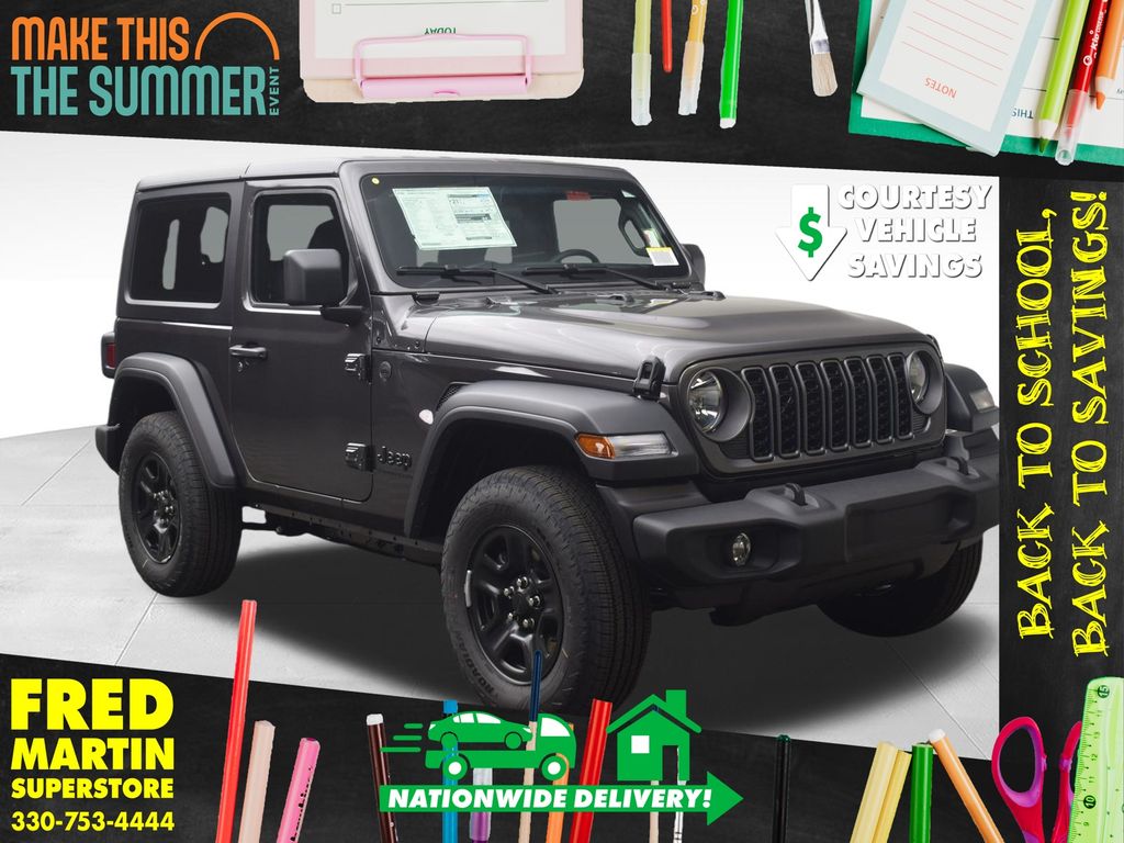 Gray (Granite Crystal Metallic Clearcoat) 2026 Jeep Wrangler SUV / Crossover Four-Wheel Drive 8-Speed Automatic