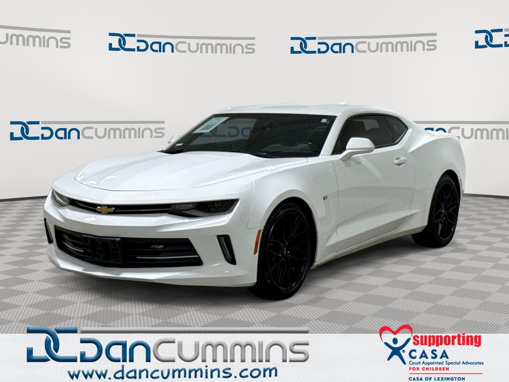 Summit White 2018 Chevrolet Camaro Coupe Rear-Wheel Drive 8-Speed Automatic