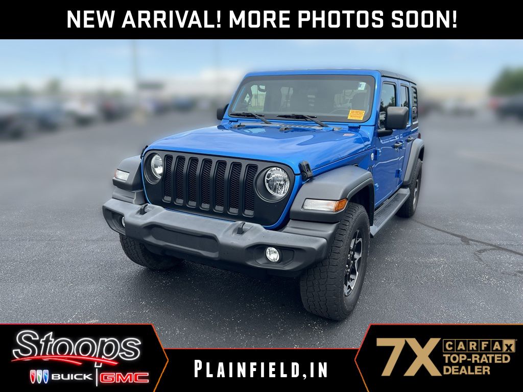 Hydro Blue Pearl Coat 2021 Jeep Wrangler SUV / Crossover Four-Wheel Drive 8-Speed Automatic
