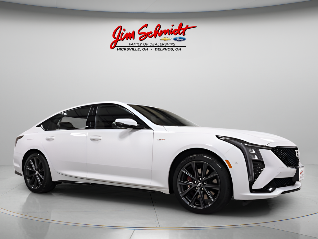 Summit White 2025 Cadillac CT5 V-Series AWD Sedan All-Wheel Drive Automatic