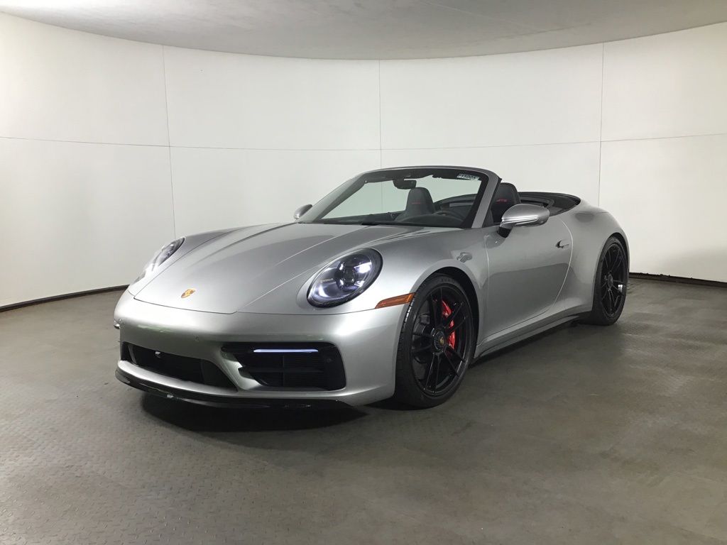 GT Silver Metallic 2022 Porsche 911 Carrera 4 GTS Cabriolet AWD Convertible All-Wheel Drive 8-Speed Automatic