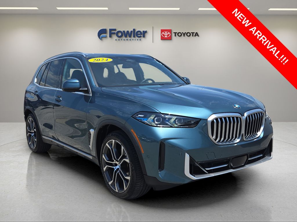 Blue Ridge Mountain Metallic 2024 BMW X5 SUV / Crossover All-Wheel Drive 8-Speed Automatic