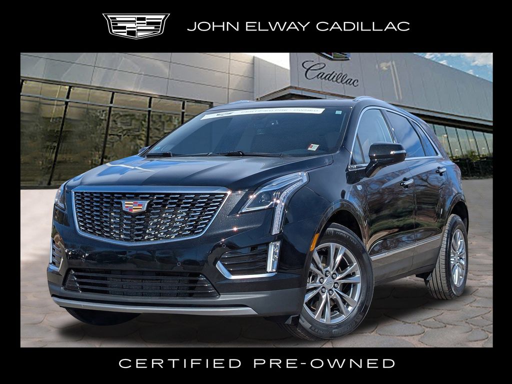 Stellar Black Metallic 2023 Cadillac XT5 Premium Luxury AWD SUV / Crossover Four-Wheel Drive 9-Speed Automatic