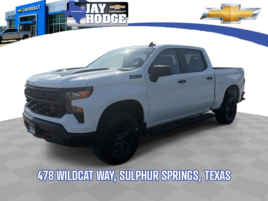Summit White 2024 Chevrolet Silverado 1500 Pickup Truck Four-Wheel Drive Automatic