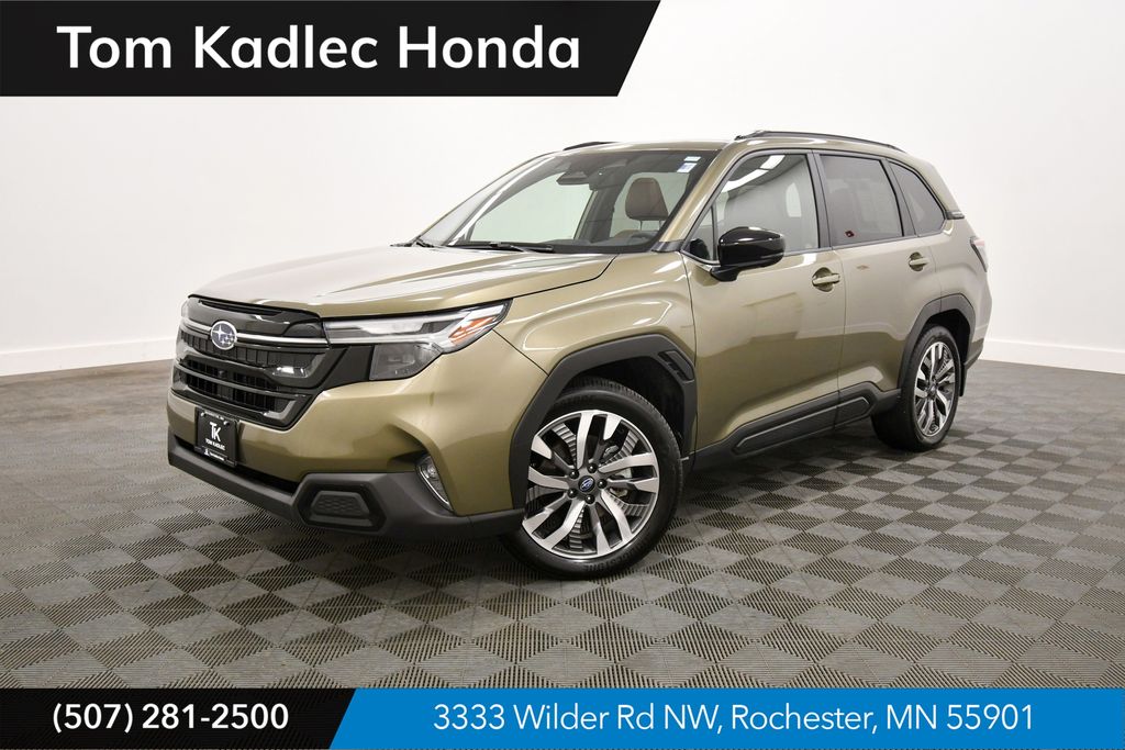 Green Metallic 2025 Subaru Forester SUV / Crossover All-Wheel Drive Continuously Variable Transmission