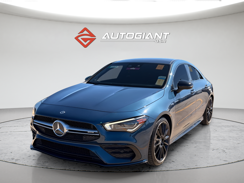 Blue 2020 Mercedes-Benz CLA Coupe All-Wheel Drive 7-Speed Automatic