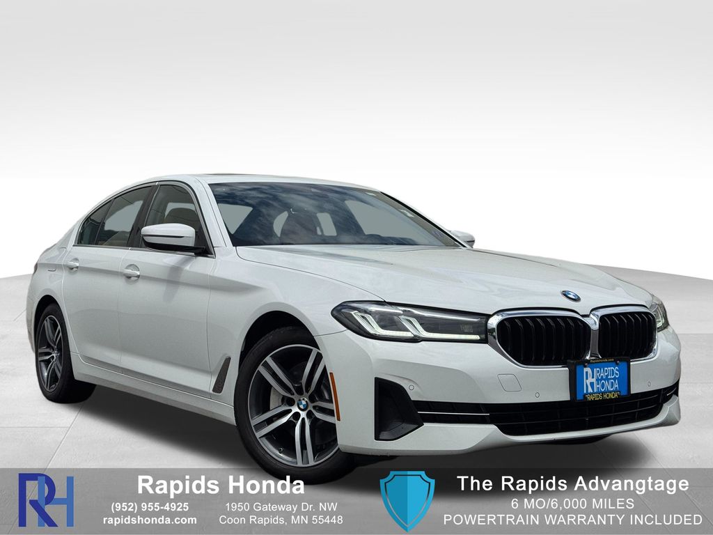 Alpine White 2021 BMW 5 Series 530i xDrive AWD Sedan All-Wheel Drive 8-Speed Automatic