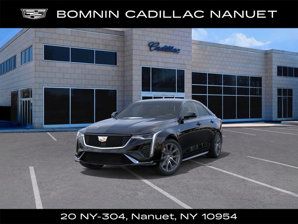 Raven Black 2026 Cadillac CT4 Sport AWD Sedan All-Wheel Drive 8-Speed Automatic