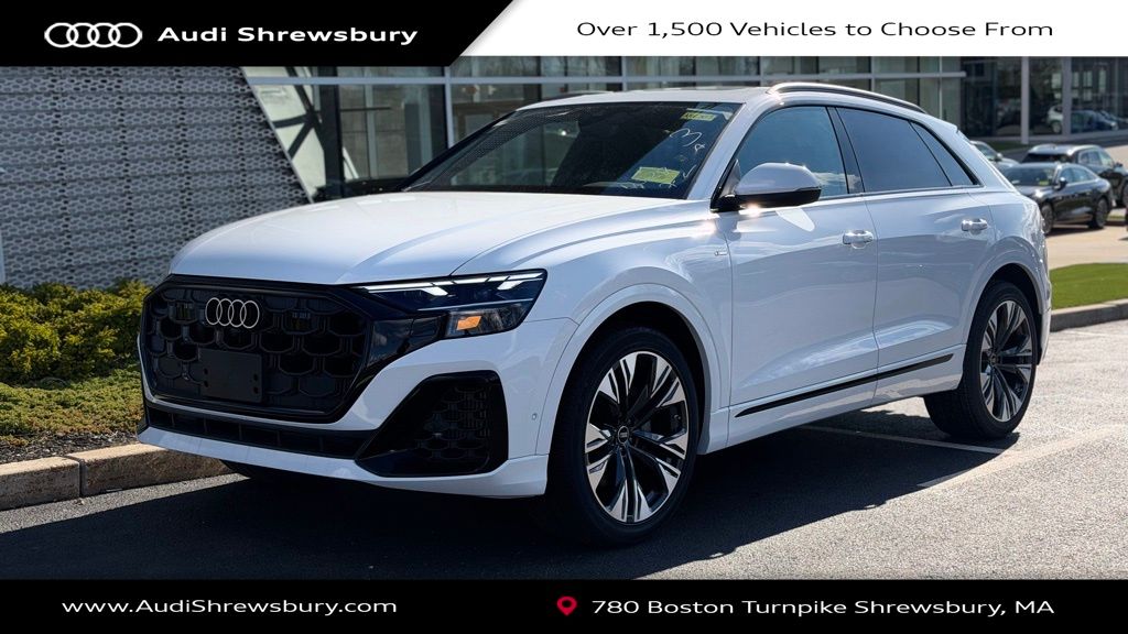 Glacier White 2026 Audi Q8 quattro Premium Plus 55 TFSI SUV / Crossover All-Wheel Drive 8-Speed Automatic