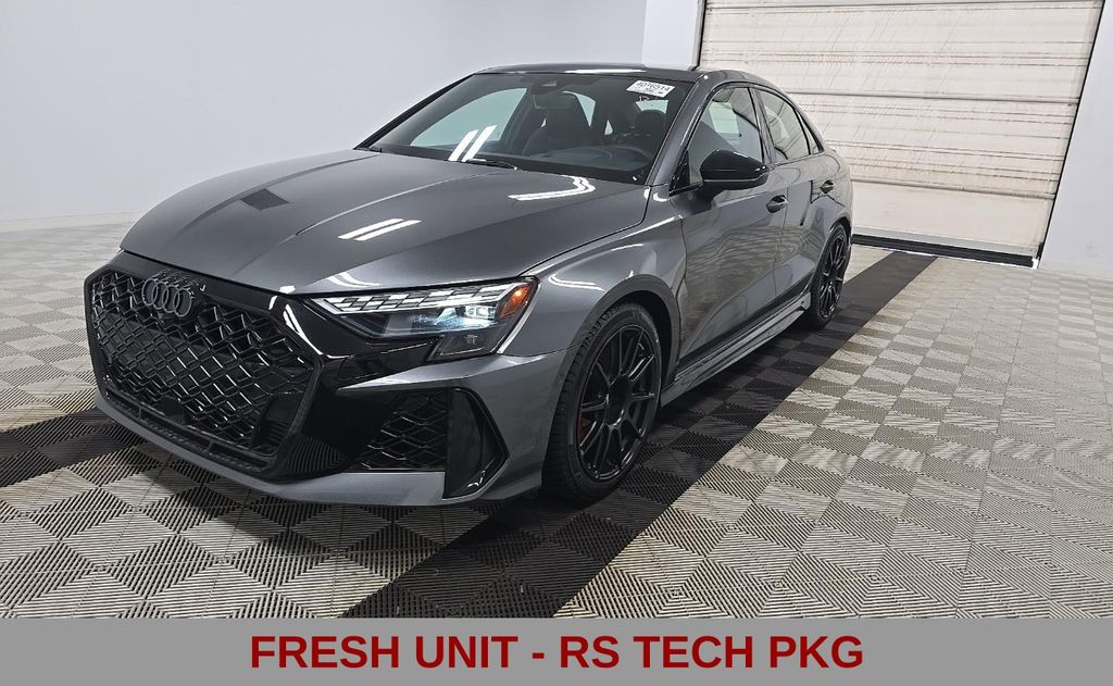 Daytona Gray Pearl Effect 2025 Audi RS 3 Sedan All-Wheel Drive 7-Speed Automatic