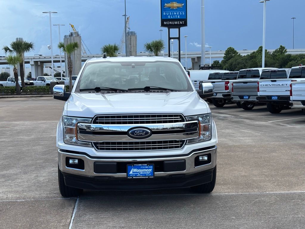 2019 Ford F-150 Lariat White at DeMontrond Gulf Freeway