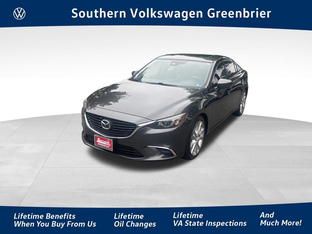 Machine Gray 2017 Mazda MAZDA6 Touring Sedan FWD Sedan Front-Wheel Drive 6-Speed Automatic